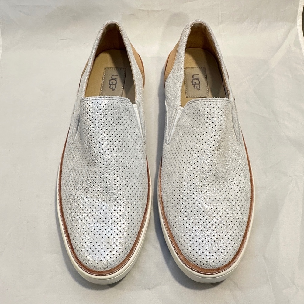 UGG Adley Leather Slip On Sneakers